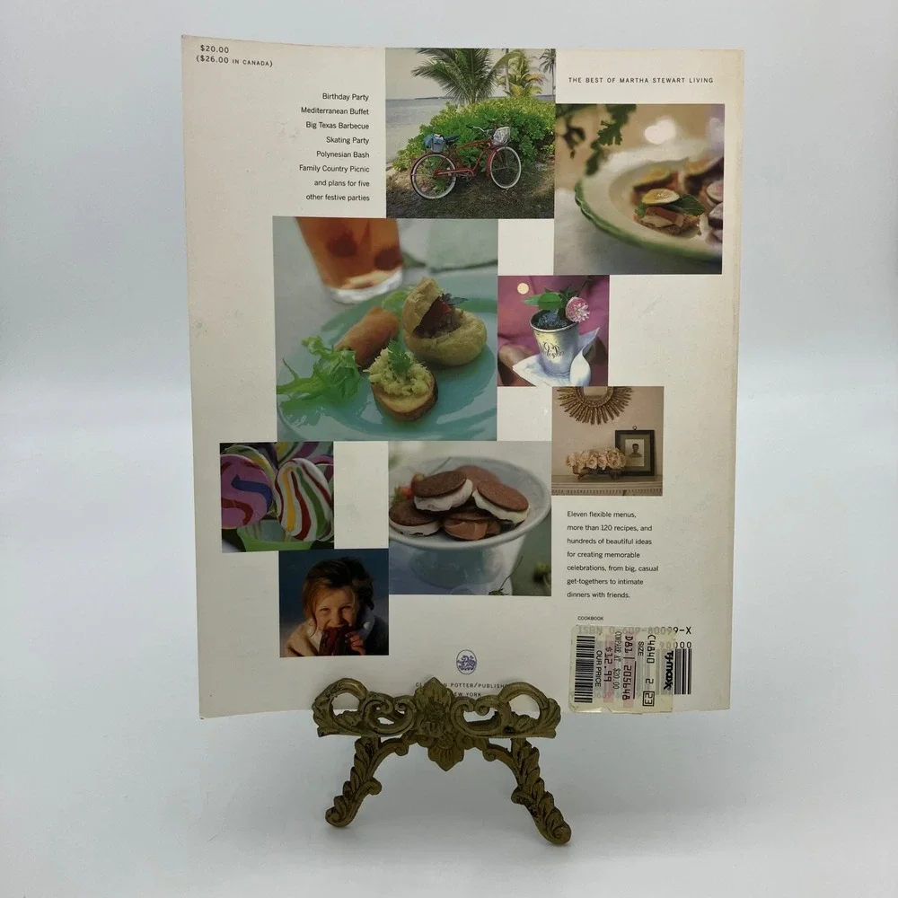 Martha Stewart Great Parties Cookbook Recipes Menus Ideas Entertaining Luxury